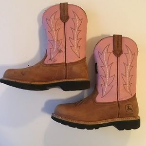 John Deere ladies boots, size 8